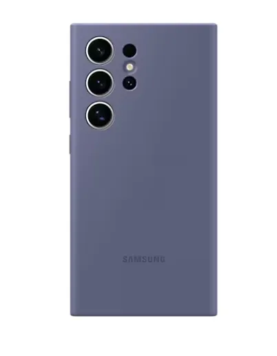 Silicone Case Samsung Galaxy S24 Ultra Original Lila 