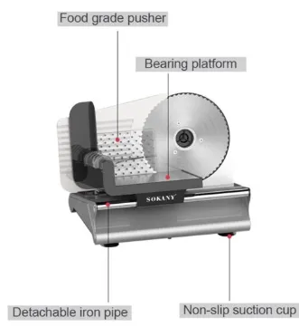 Cortadora y Rebanadora De alimentos Eléctrica Sokany (Elect. PP) Ref: SK-466