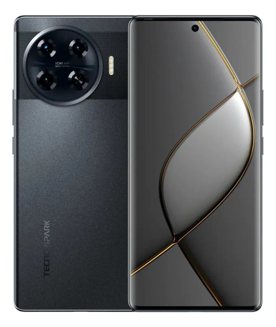 Celular Tecno Spark 20 Pro Plus Dual Sim 256gb 8gb Ram Negro + Audífonos