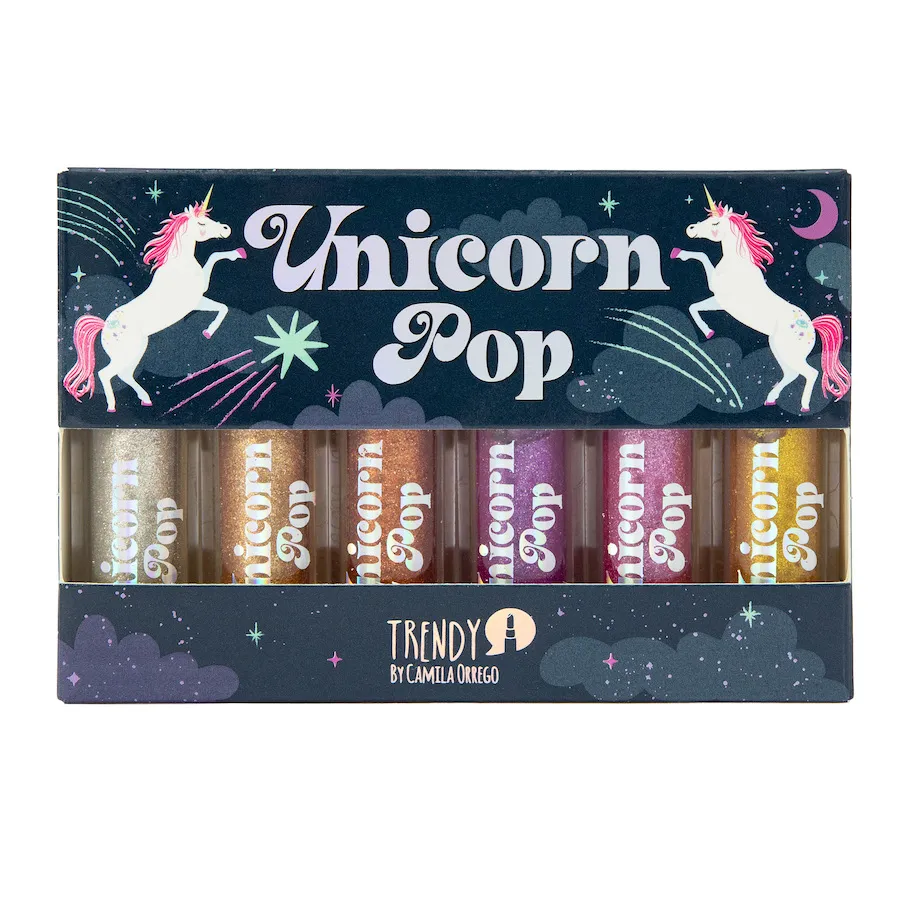 Trendy Kit Delineador Glitter X 6 Und Unicorn Pop Ref UP10