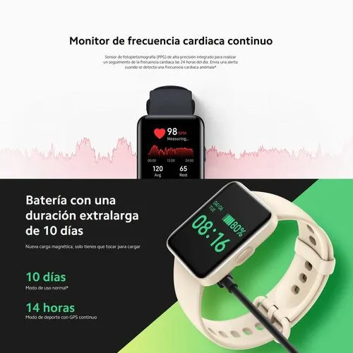 Xiaomi Redmi Watch 2 Lite, Pulsera Inteligente / Smartwatch