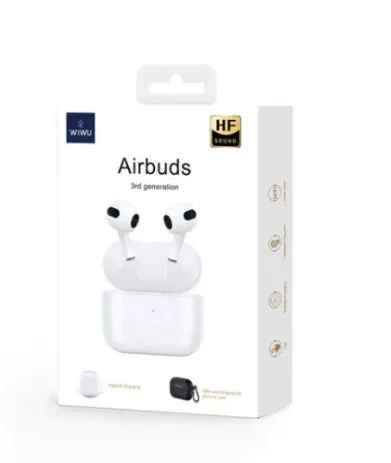 Auriculares Inalámbricos Wiwu, Airbuds 3 Generación Bluetooth, Ref: Ww3G