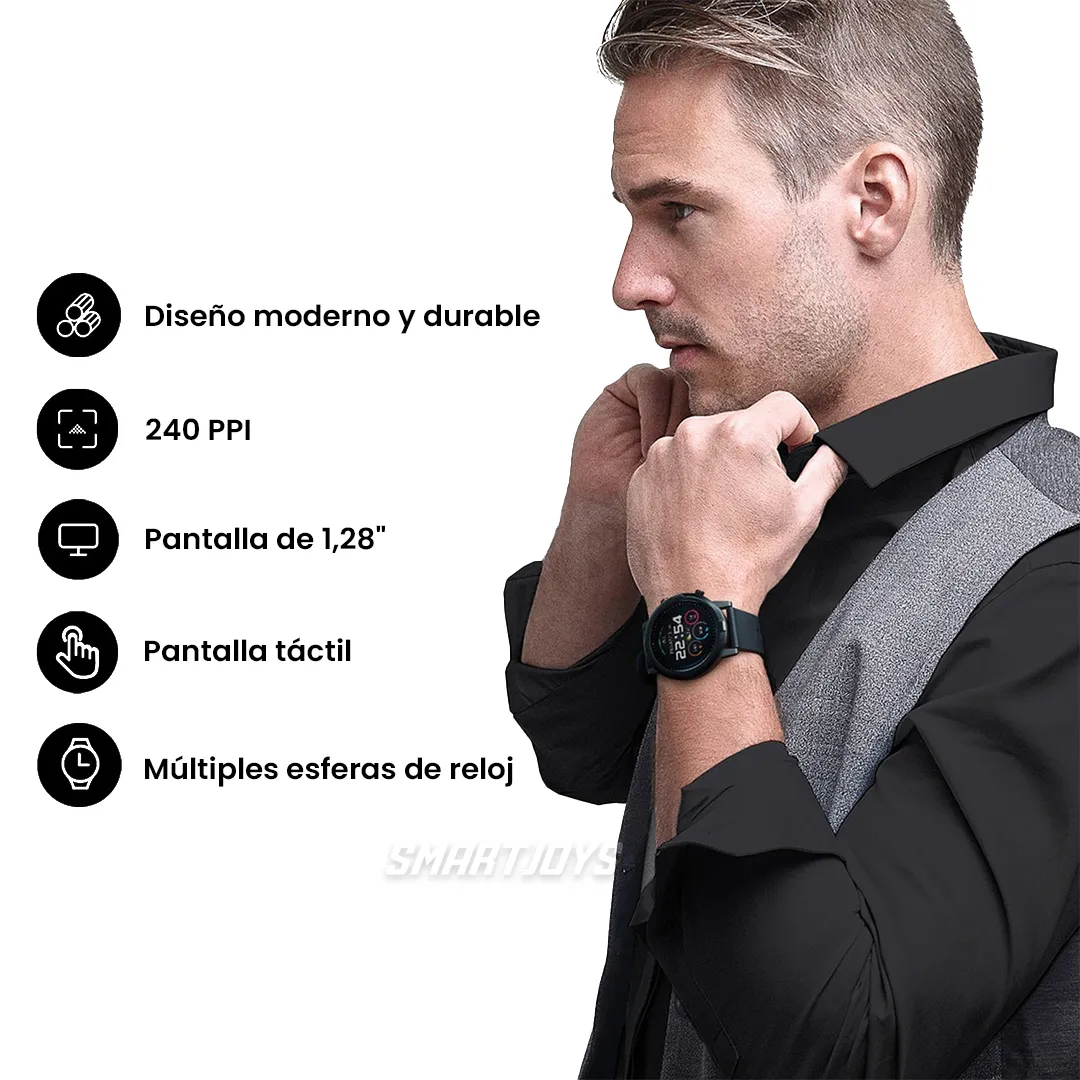 Smartwatch Fitness Haylou RT Reloj Inteligente Original Negro