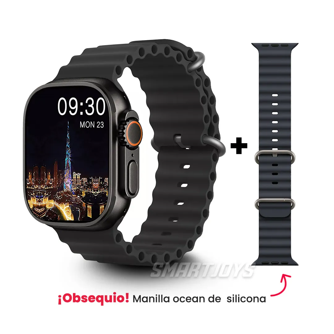 	 Smartwatch G-TIDE ULTRA Negro + Manilla de Obsequio