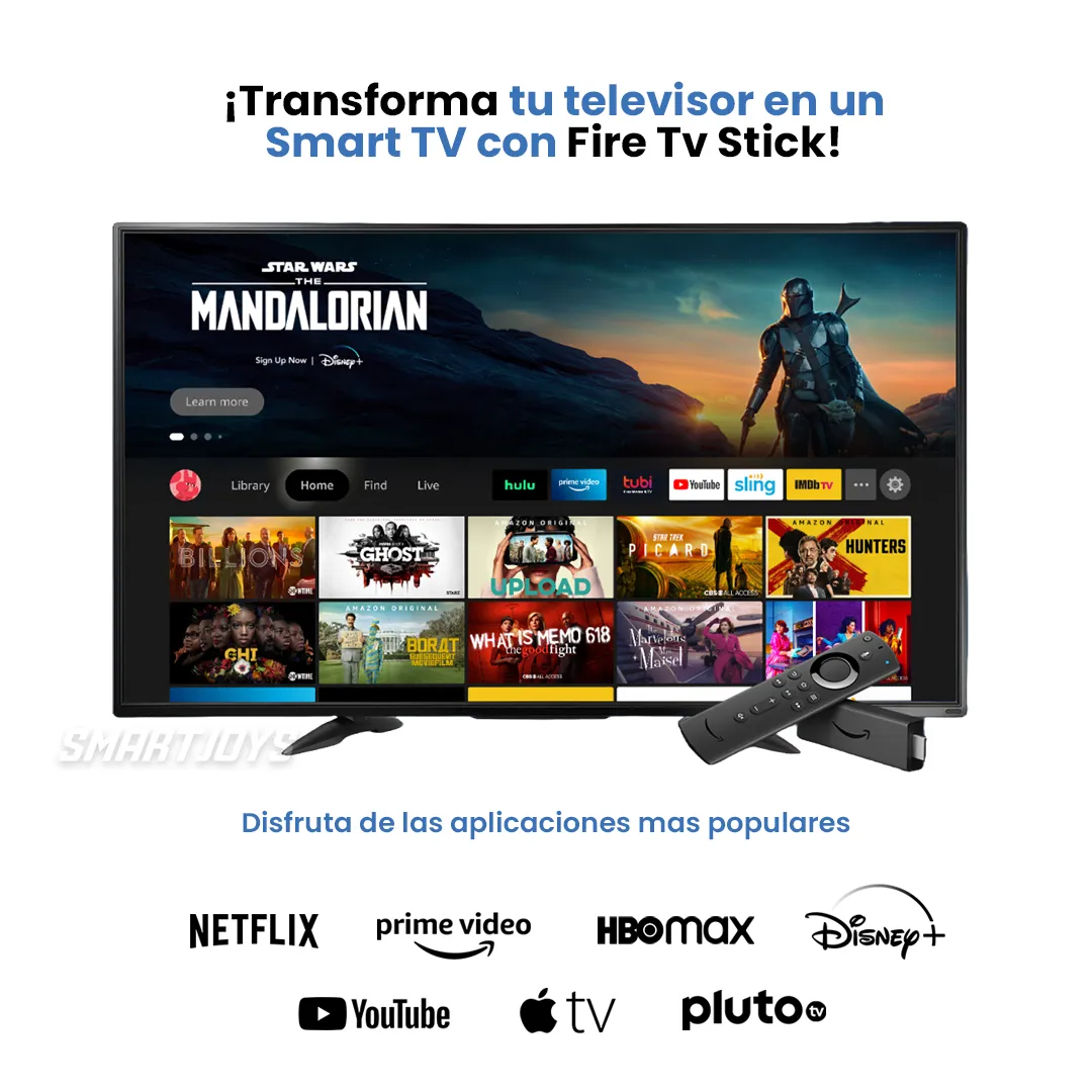 Amazon Fire Tv Stick 3ra Generación Original Convertidor a Smart TV Control Por Voz