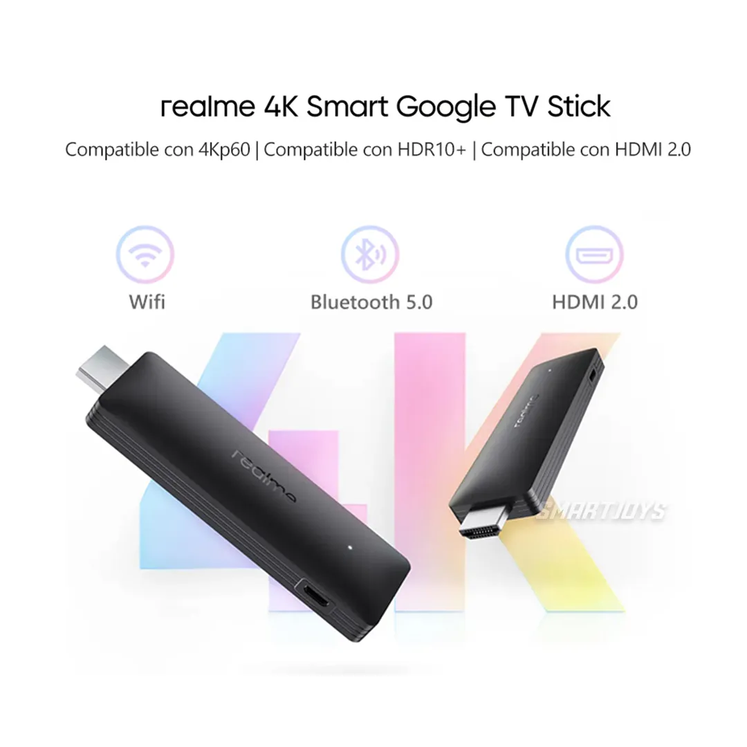 Realme 4K Google TV Stick Convertidor A Smart TV Original