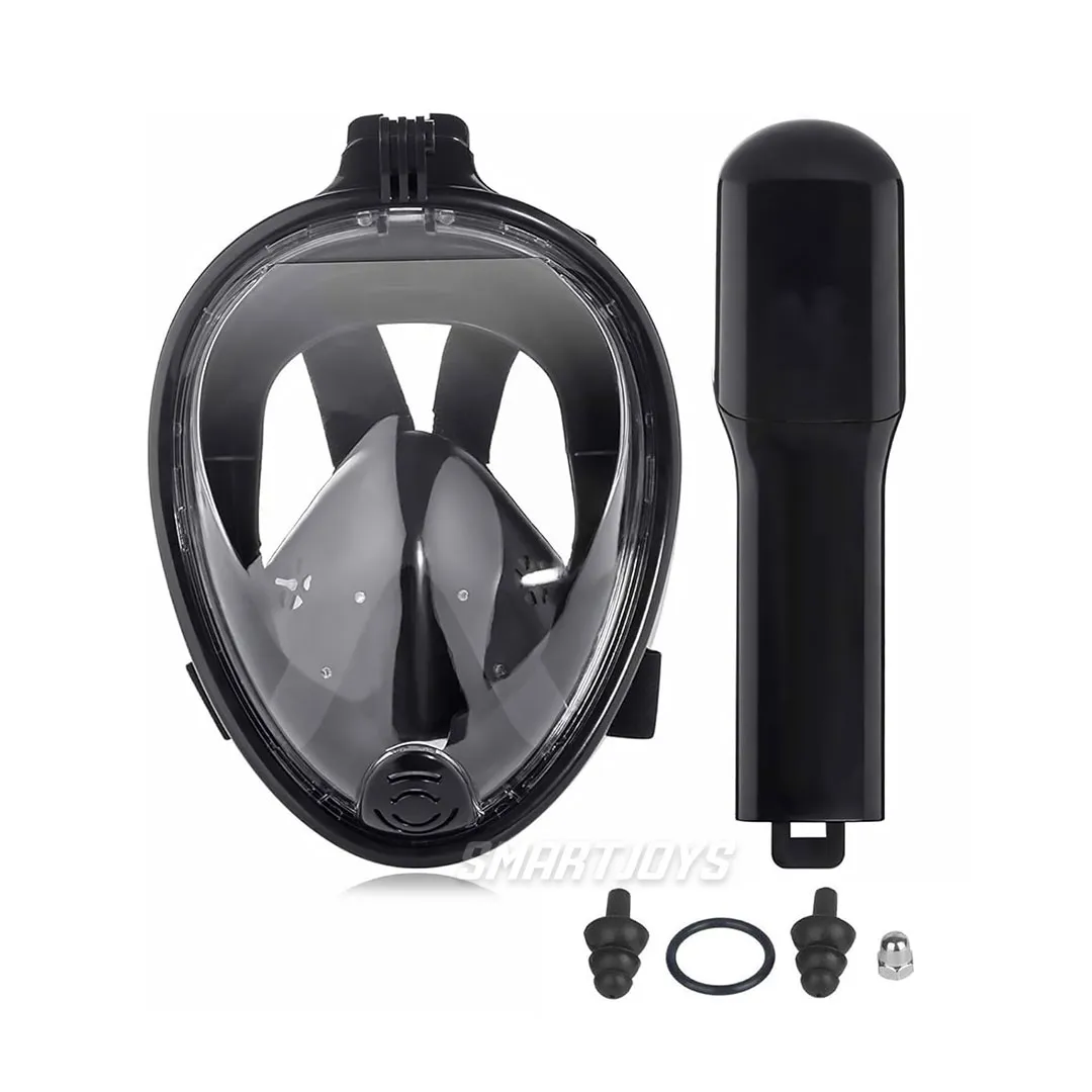 Máscara Buceo Careta Snorkel Negro 