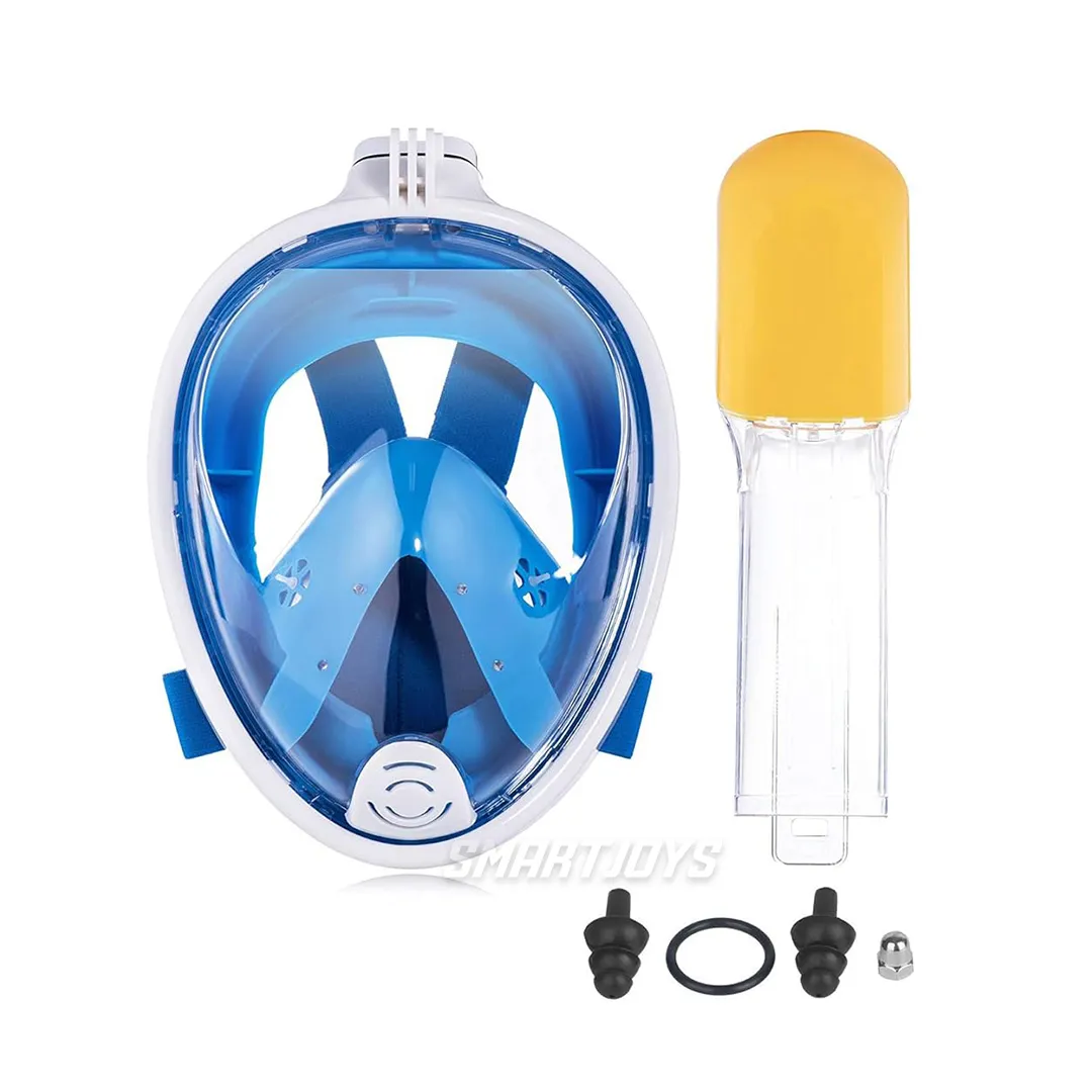 Máscara Buceo Careta Snorkel Azul