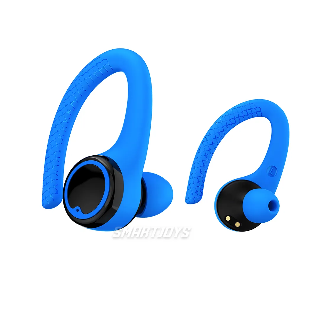 Audífonos Deportivos Auriculares Movisun T15 Bluetooth Inalambrico Negro Con Azul