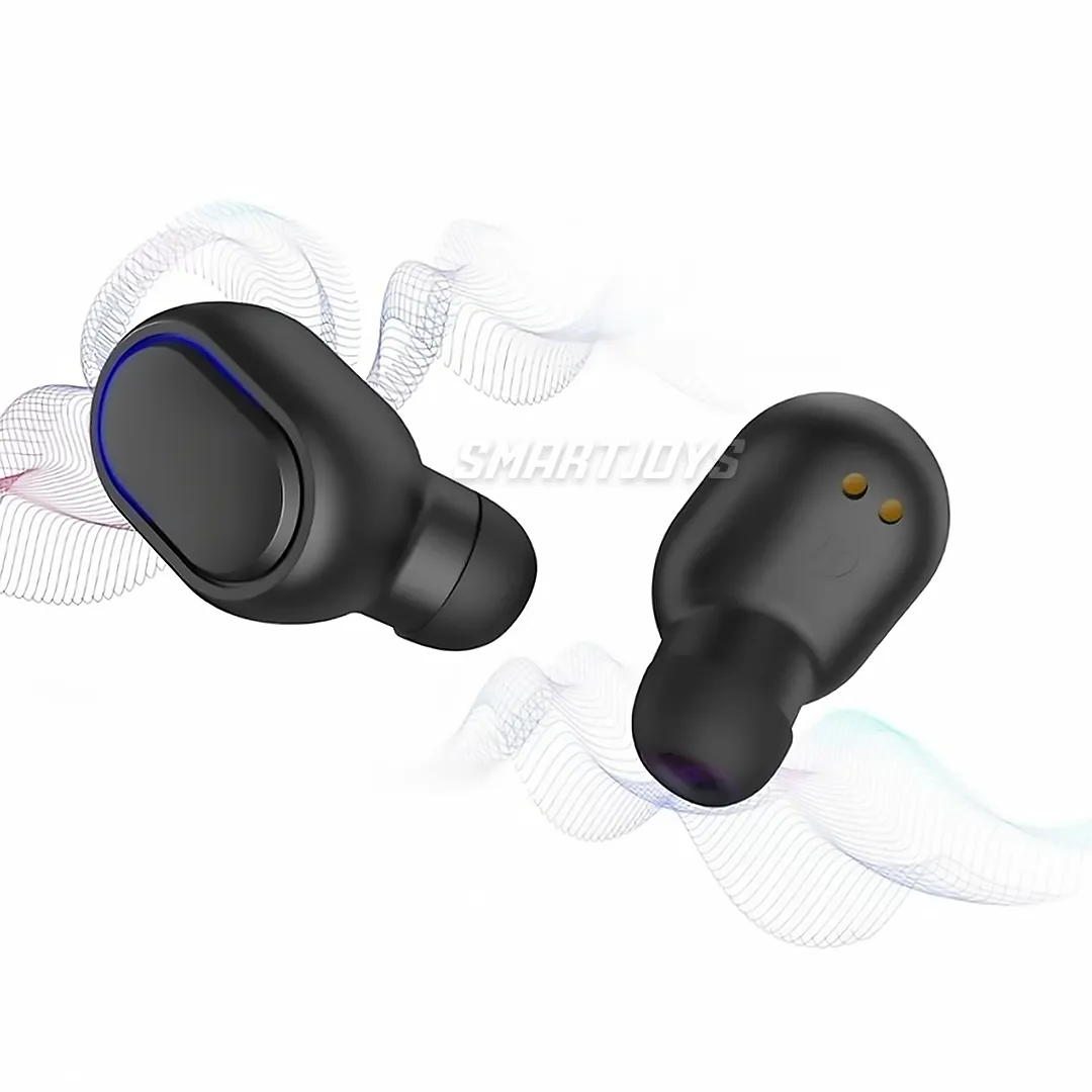 Audífonos In-ear Bluetooth Auriculares 1hora Negro Aut114