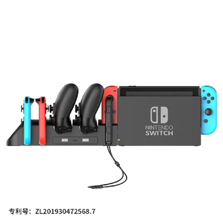 Cargador Compatible Nintendo Switch 6en1 Multiusos Ipega 9187