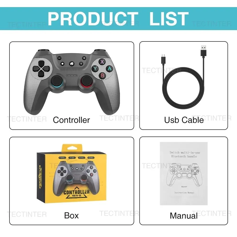 Control Inalambrico Para Nintendo Xbox Ps3 Pc Android ios