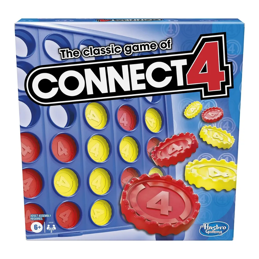 Juego De Mesa Connnect 4 Clásico Hasbro 4 En Linea