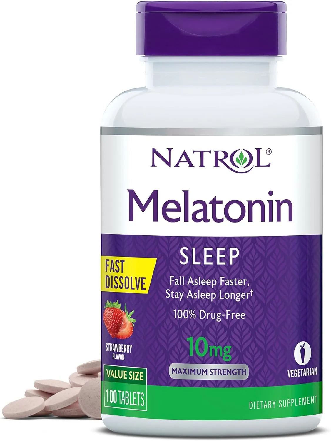 Natrol Melatonina 10mg Adultos 100 Tabletas 
