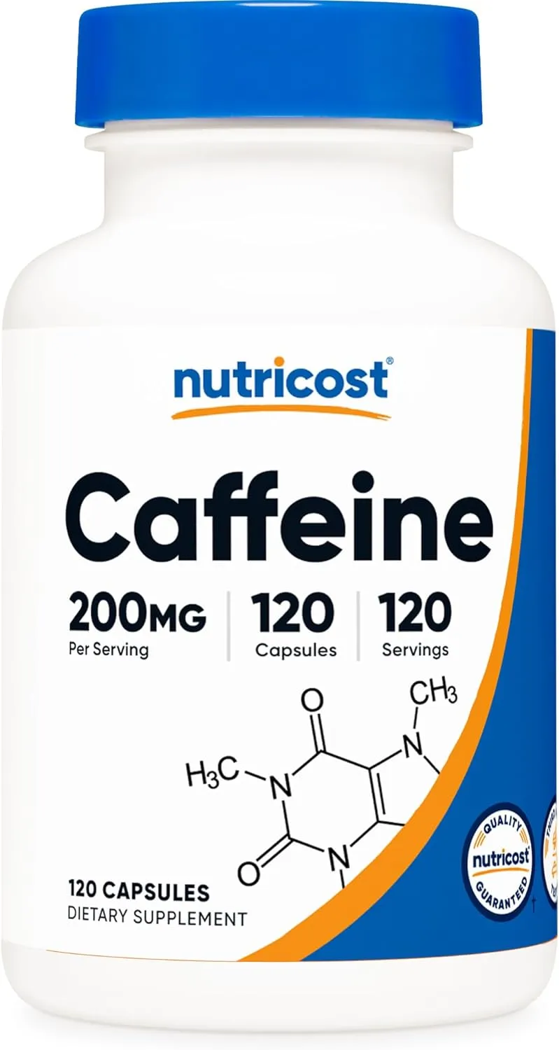 Nutricost Caffeine 200mg 120cap