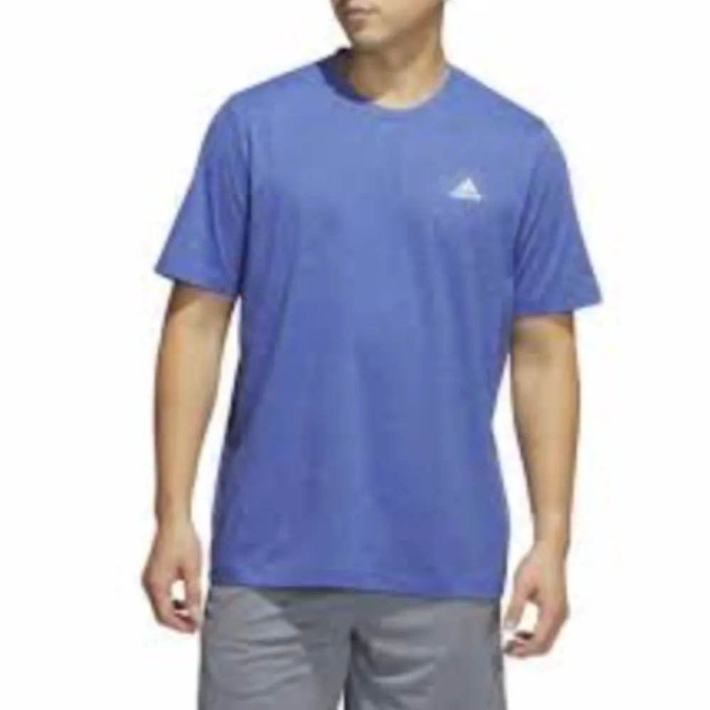 Camiseta De Manga Corta Para Hombre Adidas Azul Talla M