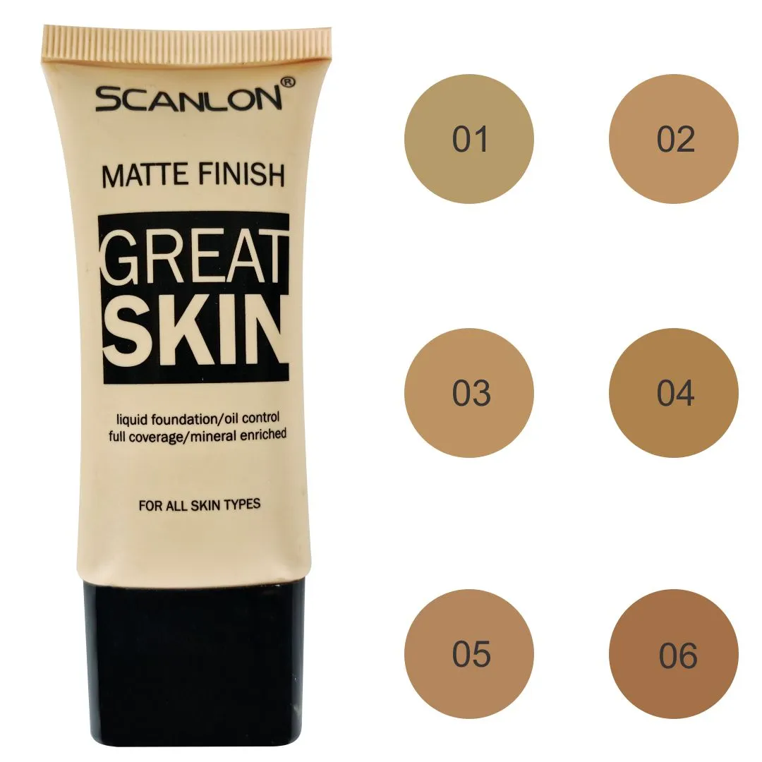 Base Matte Great Skin Scanlon Tono 3