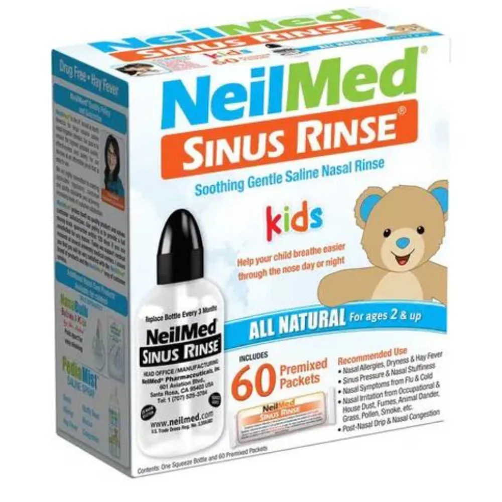 Neilmed Kids Kit De Enjuague Sinusal X 60