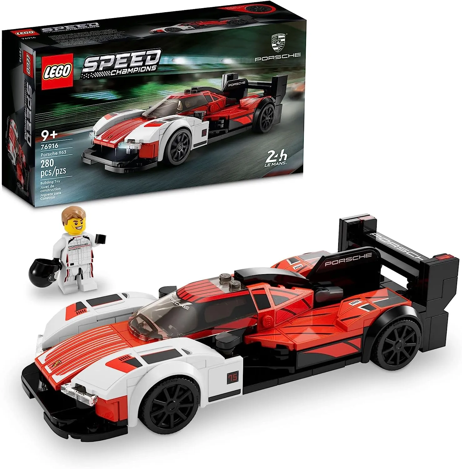 Lego Speed 76916 Porsche 963 280 Pzs