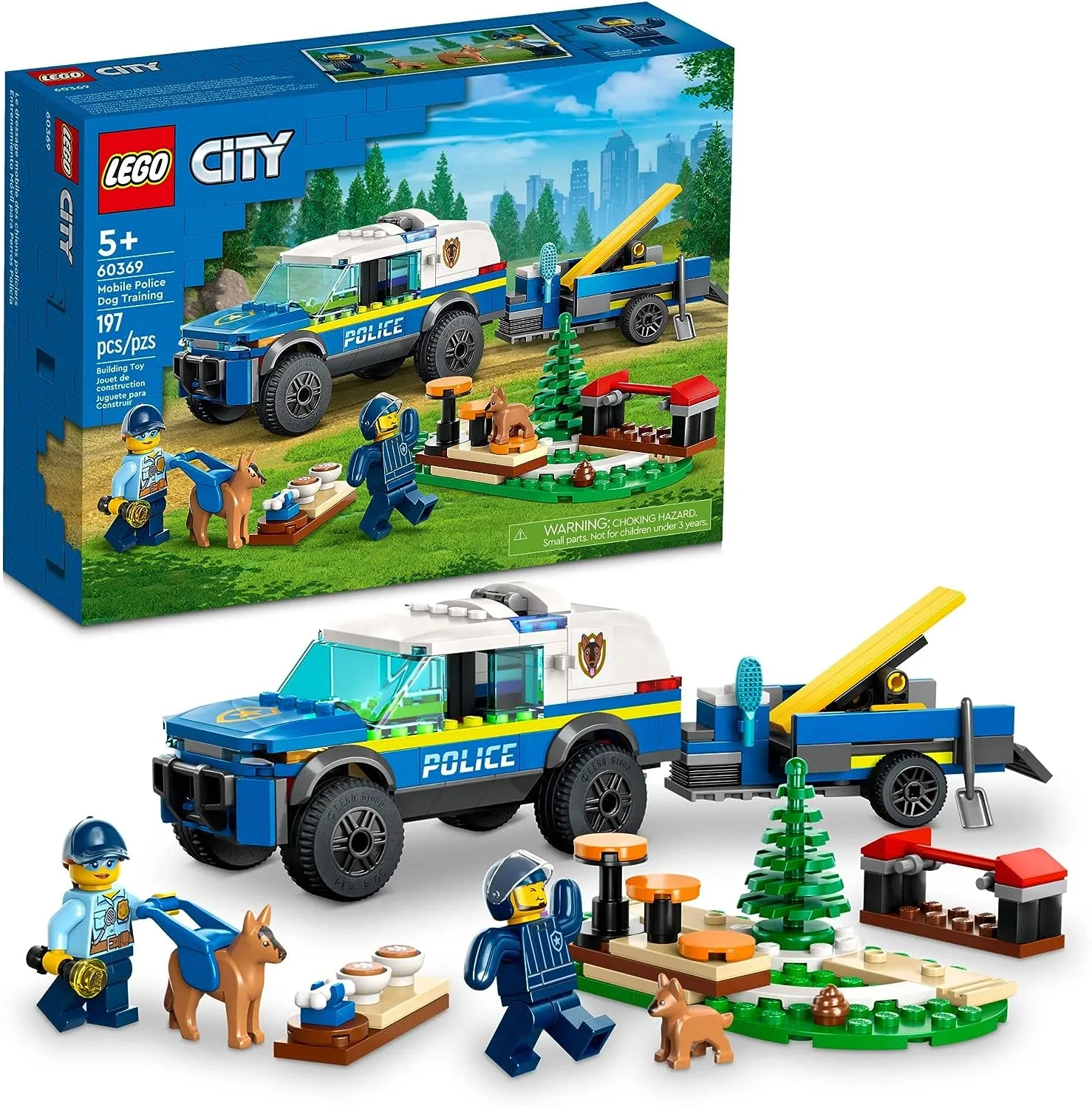 Lego City 60369 Entrenamiento Móvil Para Perros Policía