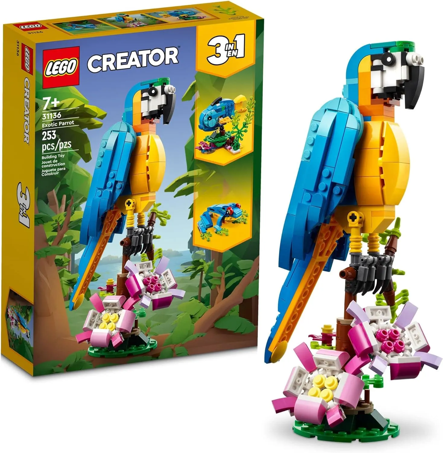 Lego Creator 31136 Perico Exótico 253 Pzs