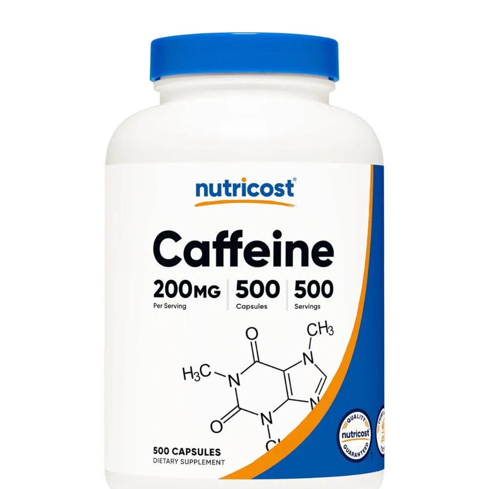 Nutricost Caffeine 200mg 500cap