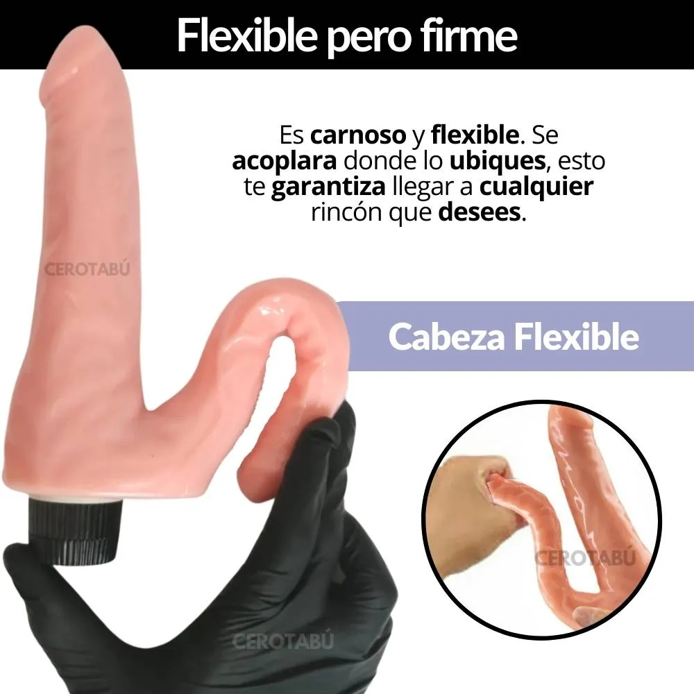 Vibrador Vaginal Anal Consolador Doble Penetración