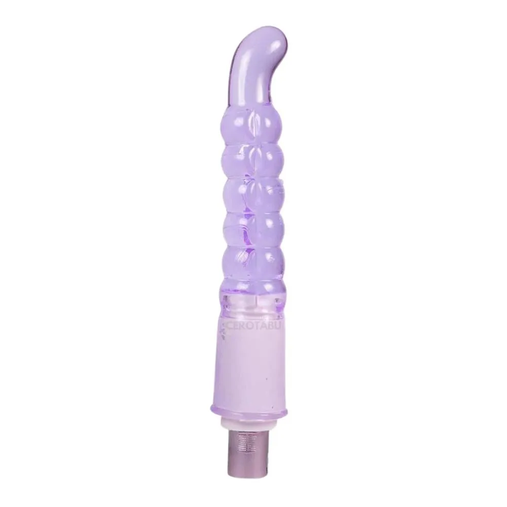 Dildo Con Relieve De Perlas Repuesto Sex Machine Juguete Sexual 