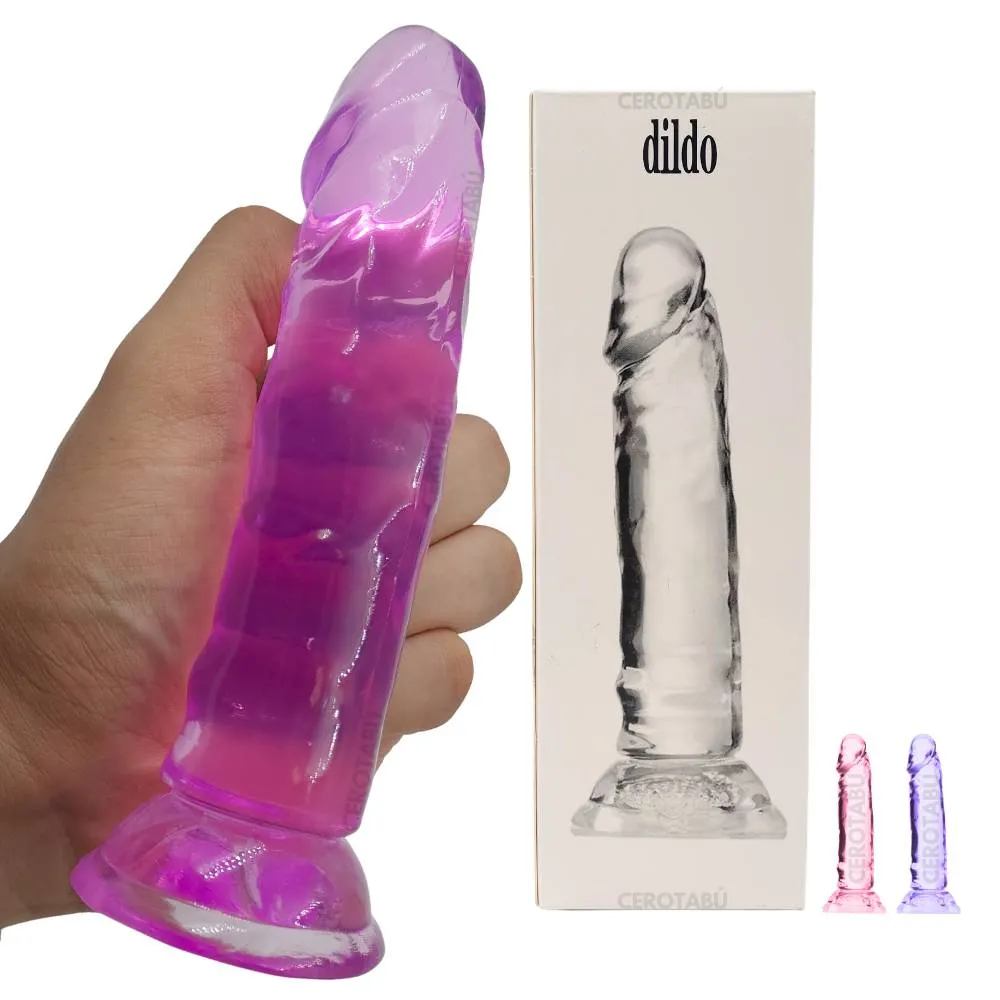 Dildo Consolador Adherente Super Realista Texturizado 15 cm