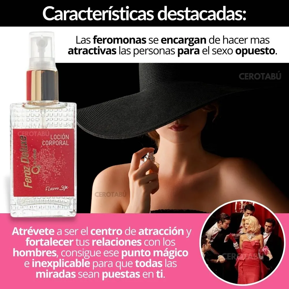 Perfume Con Feromonas Femenino Loción Para Atraer Hombres 30ml