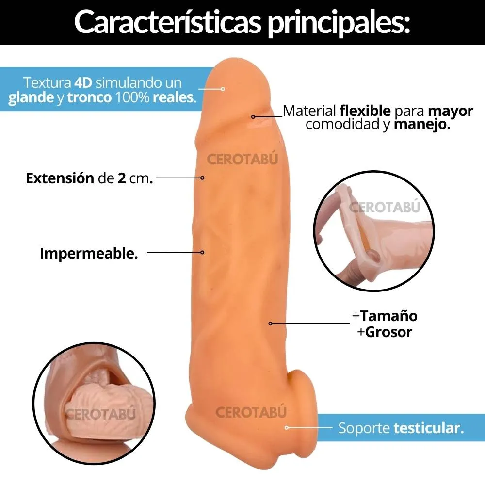 Funda Para Pene Realista Top Notch