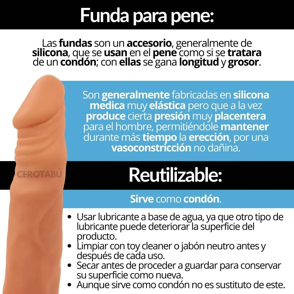 Funda Para Pene Realista Top Notch