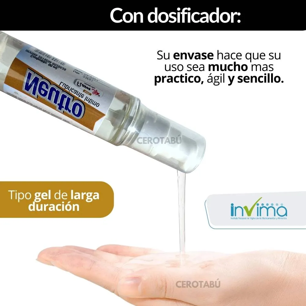 Lubricante Intimo Tipo Gel Neutro Flavor x60 mL