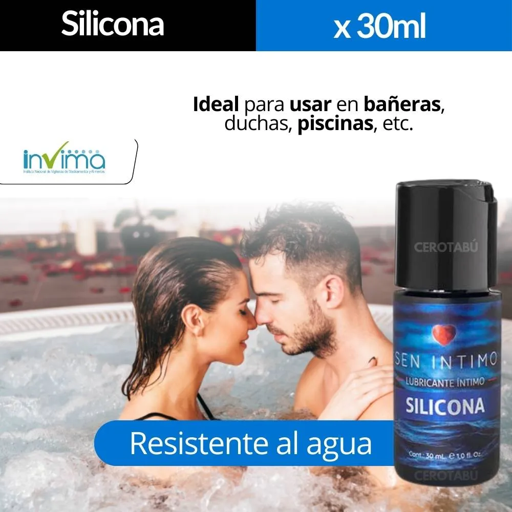 Lubricante Intimo En Silicona Sen Intimo x30 ML 