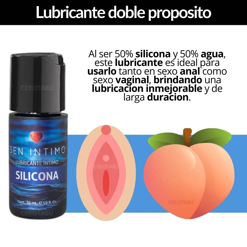 Lubricante Intimo En Silicona Sen Intimo x30 ML 