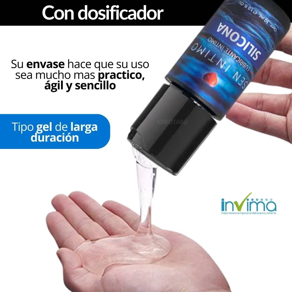 Lubricante En Silicona Sen Intimo x30 ML 