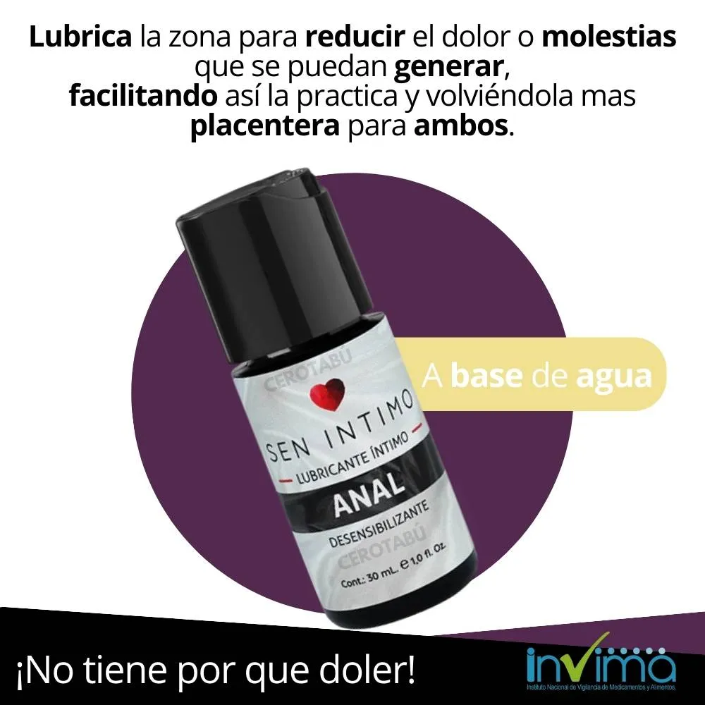 Lubricante Intimo Anal Sen Intimo x30 mL