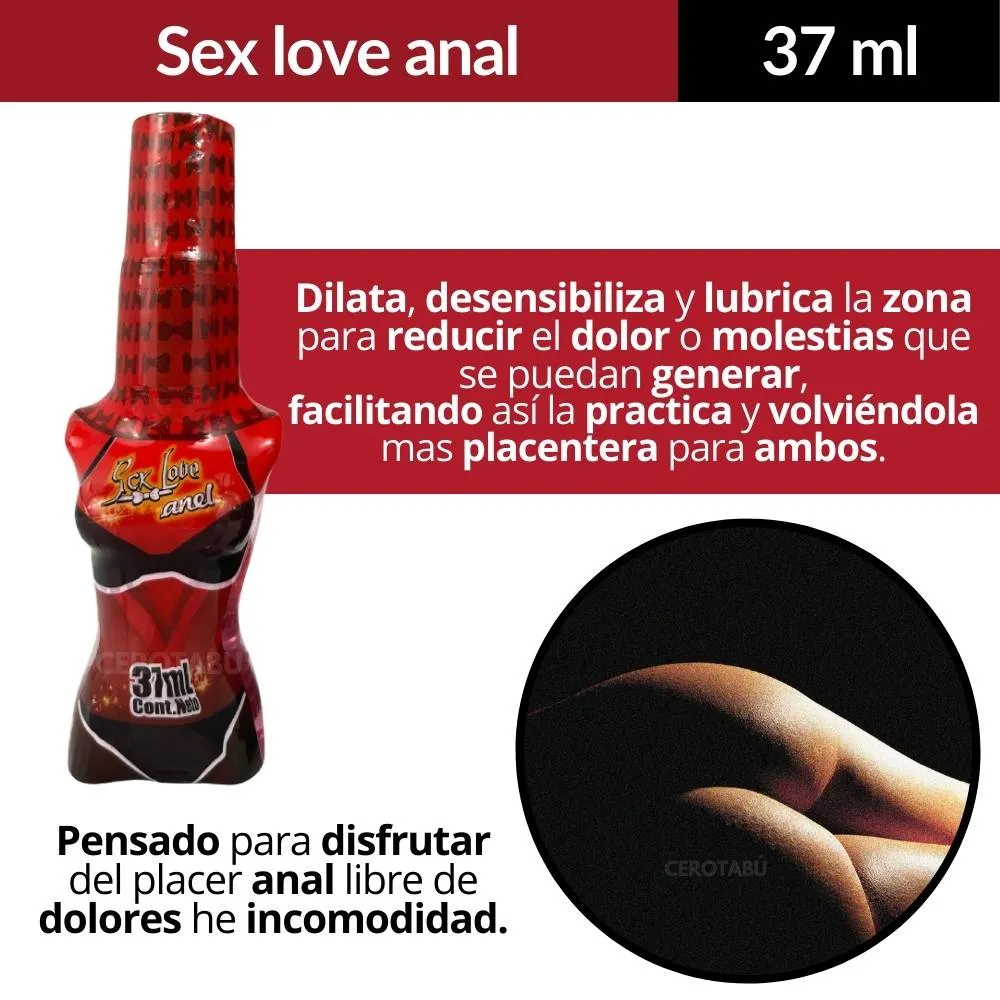 Lubricante Intimo Dilatador Anal En Spray Larga Duración x 37ml 