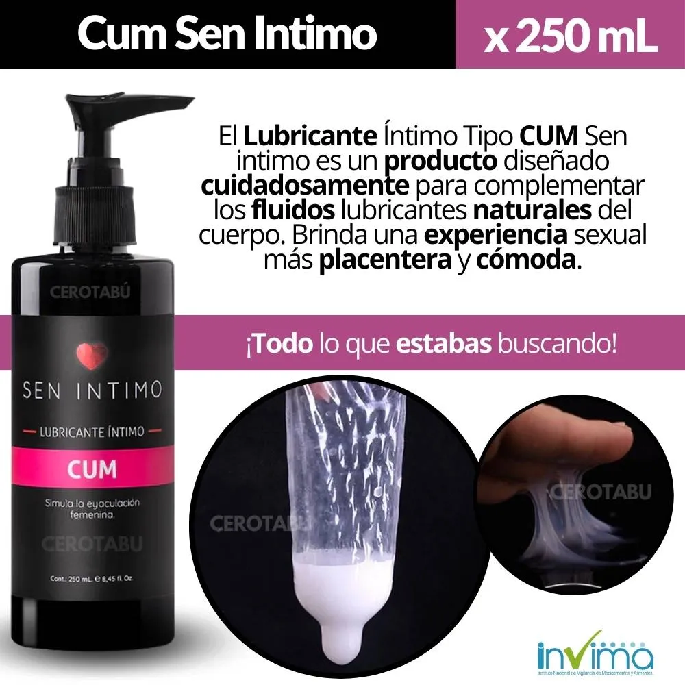 Lubricante Cum Sen Intimo 250 Ml Squirt Simula Eyaculacion Luegopago 0505