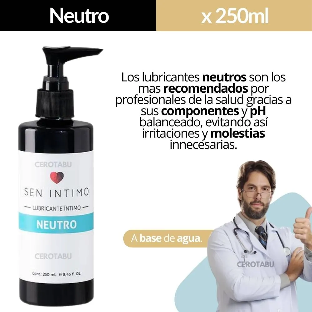 Lubricante Intimo En Gel Sen Intimo Neutro 250ml