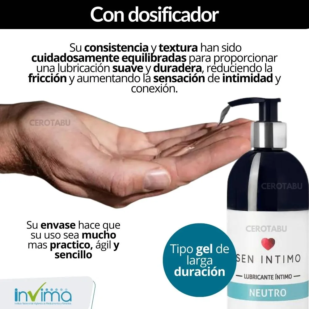 Lubricante Intimo Sen Intimo Neutro 500ml