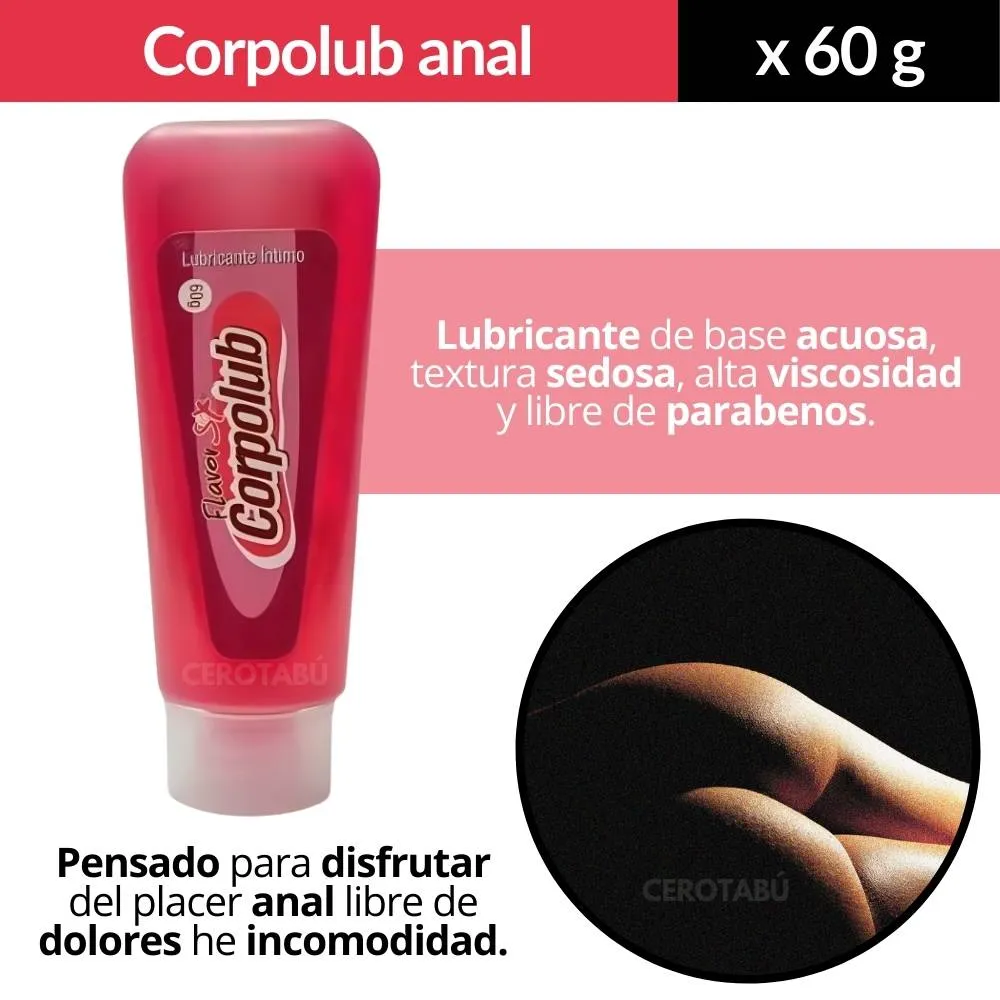 Lubricante Intimo Anal Corpolub 60g Anestesico