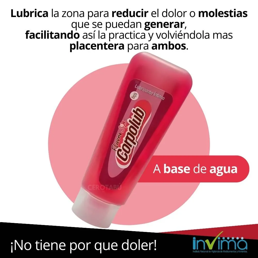 Lubricante Intimo Anal Corpolub 60g Anestesico