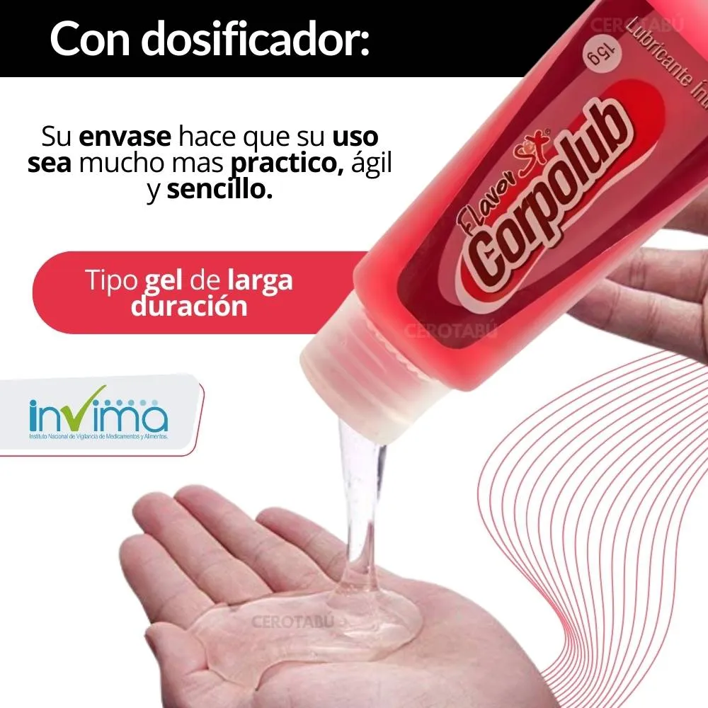 Lubricante Intimo Anal Corpolub A Base De Agua x 15g