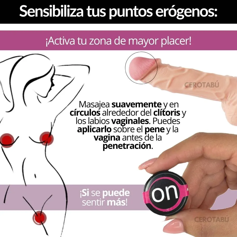 Multiorgasmos En Crema  On + Placer x 5g