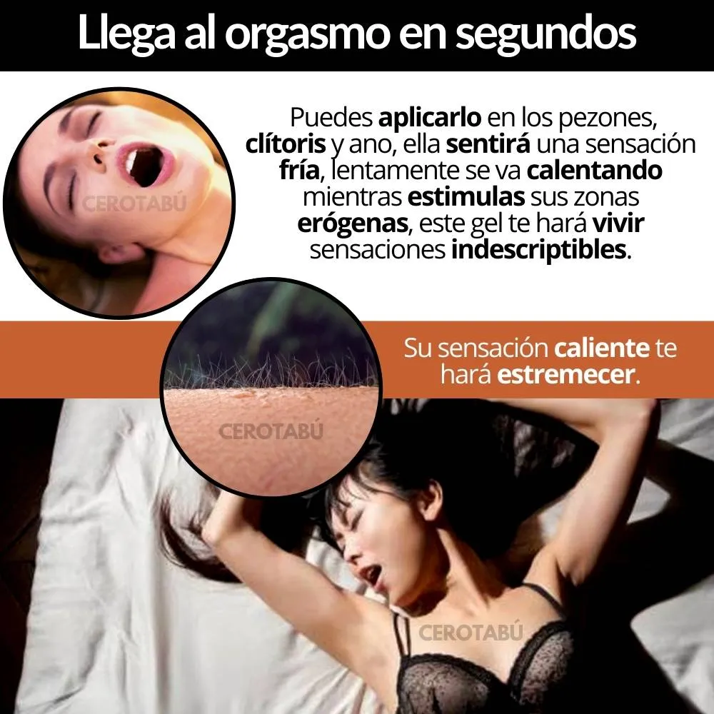 Lubricante Multiorgasmos En Crema Caliente Orgasm