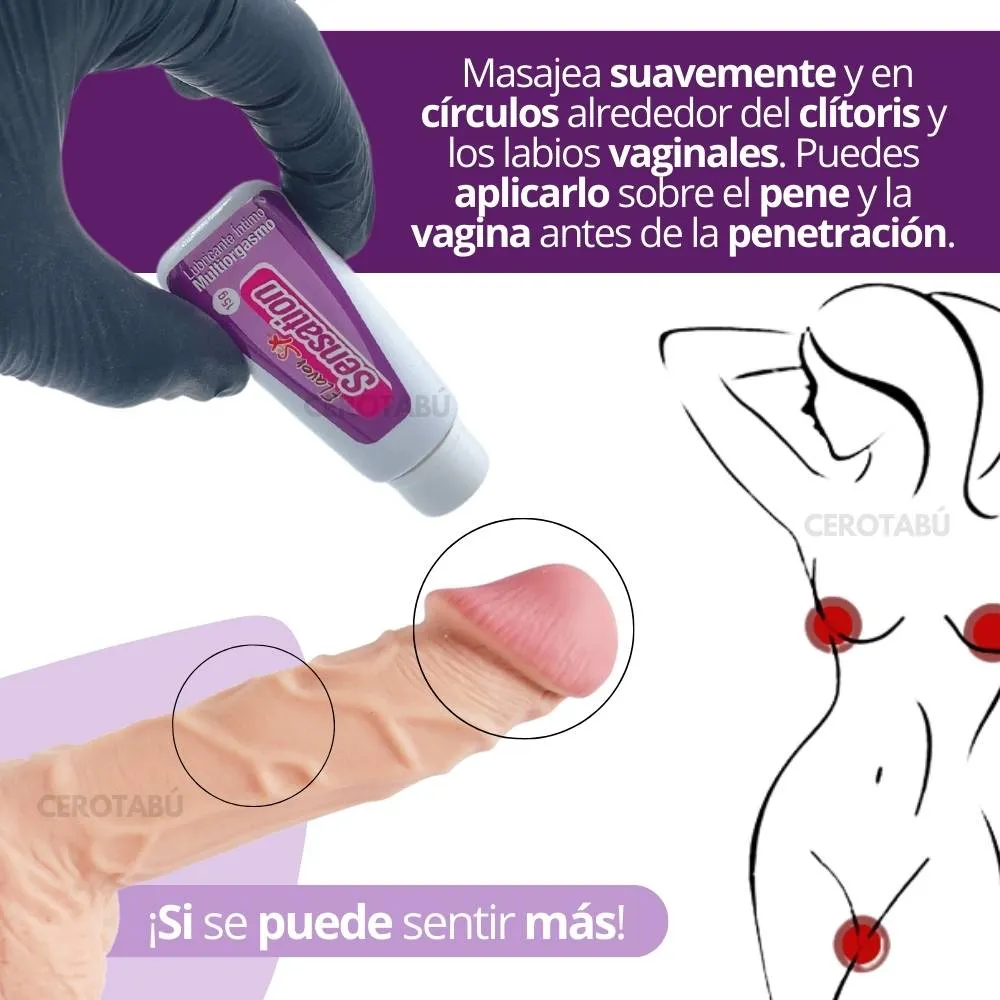 Lubricante Multiorgasmos Intimo Flavor Sex x15 g