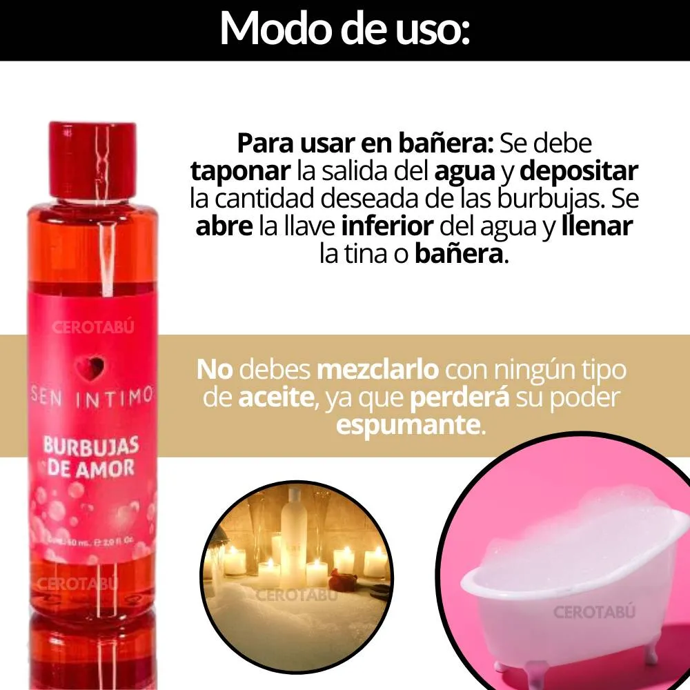 Burbujas Para Bañera Sen Intimo 60 mL