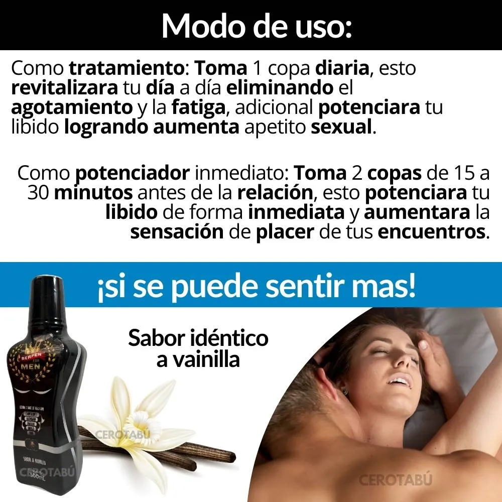 Potenciador Natural Para Hombre Berpen