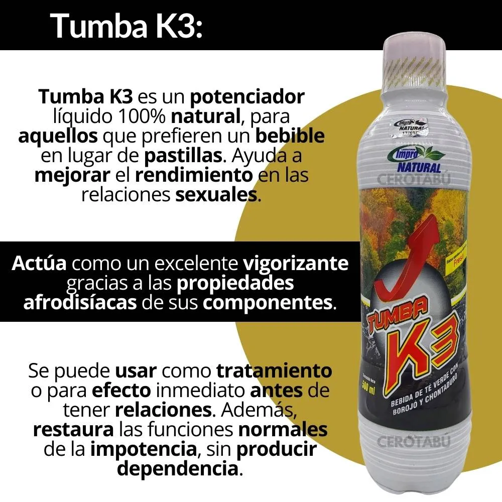 Potenciador Sexual Natural Tumba K3